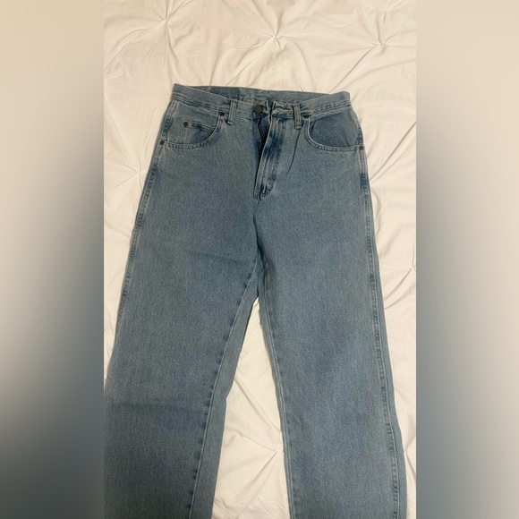 Wrangler Light Blue Men's Straight Jeans - Picture 4 of 4